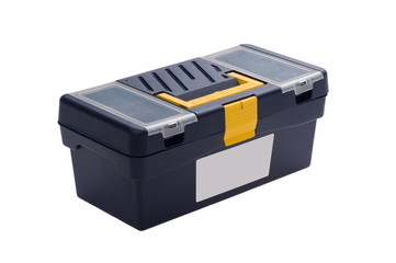 plastic tool box close up