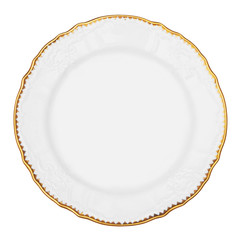 white plate