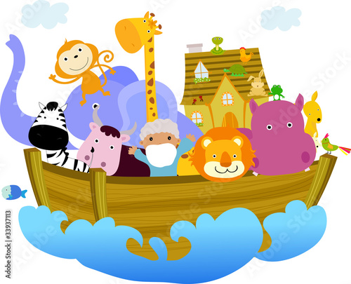 Nowoczesny obraz na płótnie Noah's Ark