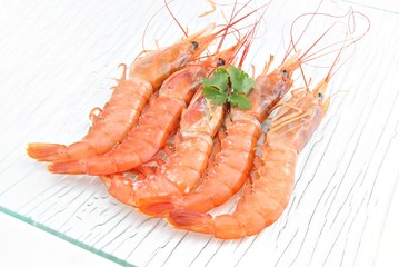 Poster - Plato con gambas