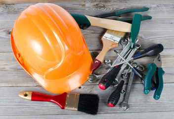 Set building tools on old boards