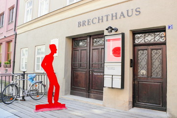 Fototapete - Augsburg Brechthaus