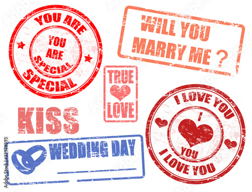 Wedding Stamps Buy This Stock Vector And Explore Similar Vectors