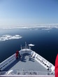 Kreuzfahrtschiff im Eismeer