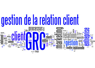 Wall Mural - Gestion de la relation client (GRC)