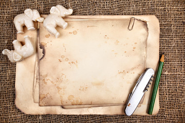 Wall Mural - Still-life with old objects