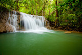 Fototapeta Krajobraz - Deep forest Waterfall in Thailand