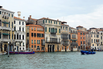 Wall Mural - Italy, Venice along the grand canal in Cannaregio area.