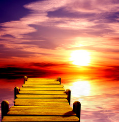 Canvas Print - sunset