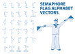 Semaphore Flag Alphabet