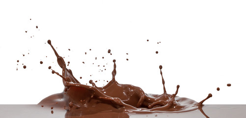 Sticker - chocolate splash