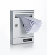 mailbox isolated on white background