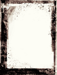 Wall Mural - Grunge film frame with space for your text or image