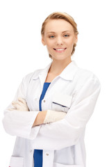 Sticker - attractive female doctor