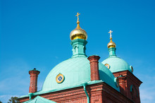 Orthodox Church Golden Cupolas