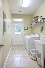 simple laundry room