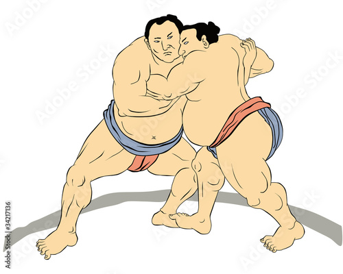 Obrazy Sumo  japonski-zapasnik-sumo