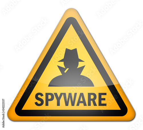 Антишпион. Spyware threats logo.