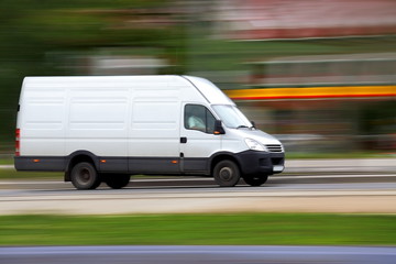 Blur white van