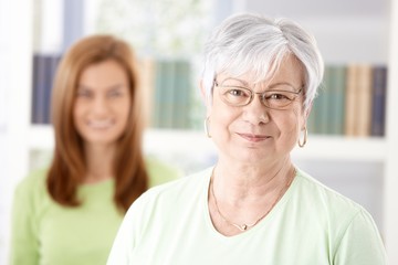 Canvas Print - Portrait of mature woman smiling