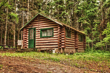 Rustic Old Log Cabin