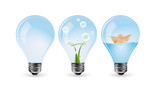 Fototapeta  - Eco bulbs 3