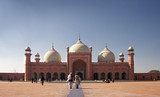 Fototapeta  - Prayer hall of Lahore mosque