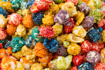 Wall Mural - caramel colorful popcorn