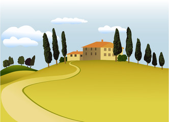 Wall Mural - Rural landscape