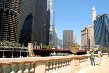 Fototapete - Downtown Chicago, Illinois