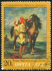 Wall Mural - postage stamp