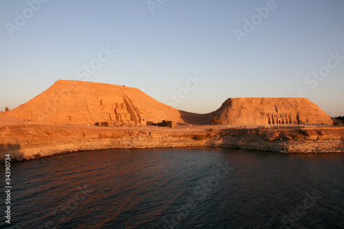 Foto Ensemble du site d'Abou Simbel et de ses temples