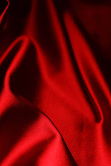 Wall Mural - red satin