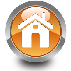 Sticker - Home glossy icon