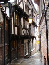 A Very Narrow Street In York England