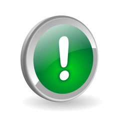 Vector warning sign icon