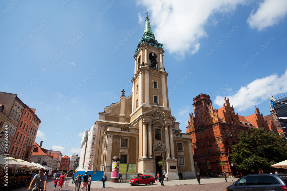 Church of the Holy Spirit in Toruń,Poland - obrazy, fototapety, plakaty 