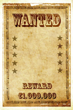 Wanted Vintage Poster