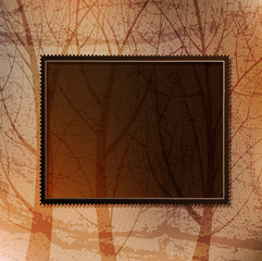 Canvas Print - Frames on grungy background. eps10