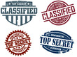 Classified & Top Secret Stamps