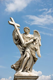 Fototapeta Big Ben - Angel statue on Ponte del Angelo, Rome