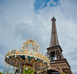 Wall Mural - Eiffel tower, Paris, France