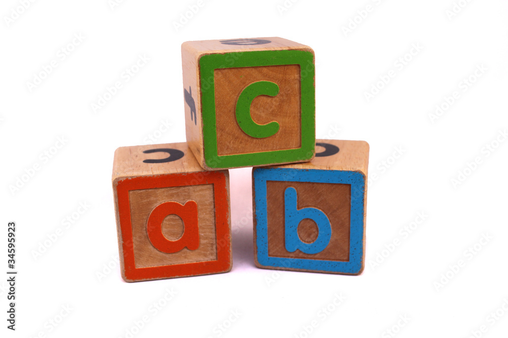 ABC blocks Stock Photo | Adobe Stock