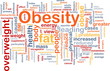 Obesity fat background concept