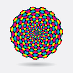 Aufkleber - Vector abstract rainbow circles