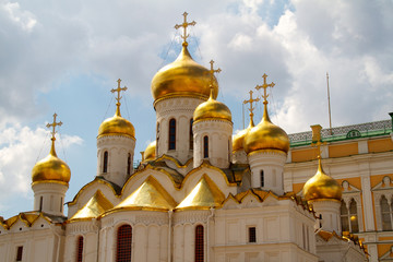 The Cathedral of the Annunciation in Kremlin, Moscow, Russia