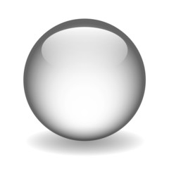 GREY WEB BUTTON (vector template round gel internet click here)