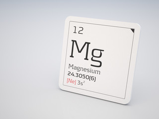 Fototapete - Magnesium - element of the periodic table
