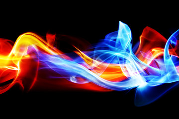 Wall Mural - fire and ice