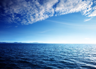 Wall Mural - caribbean sea and perfect sky